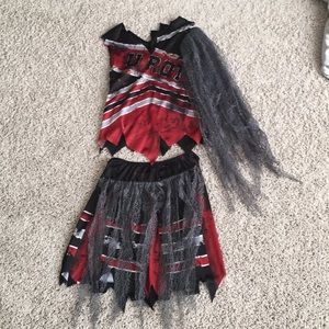 Zombie cheerleader halloween costume